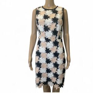 Kate Spade Tiger Lily Floral Lace Sleeveless Dress size 4